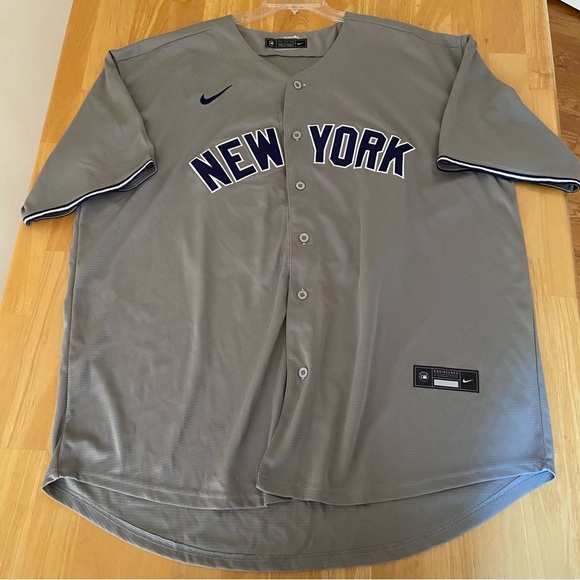 New York Yankees Jersey Mens 4XL Gray MLB Baseball Nike Soto 22